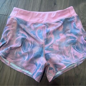 Athleta Girl Shorts Run the World 3” Pink Shorts L/12